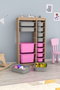Hanah Home Montana Xs 2D4N8U - Gris Sonomo y Rosa